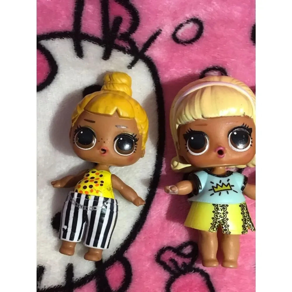 L.O.L. Surprise! Doll Four-Pack with Pink, Yellow, Blue colors!